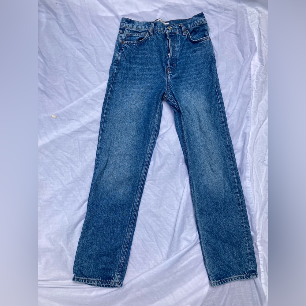 Reformation Cynthia High Rise Straight Jeans